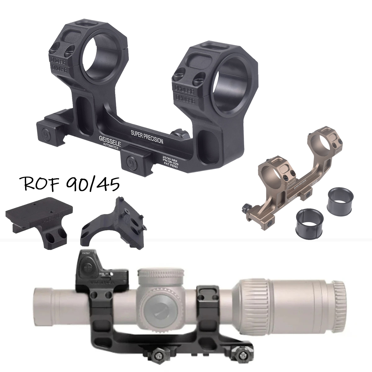 Spring Roll Wrapper - GEISSELE Scope Mount Rings Optical Sight