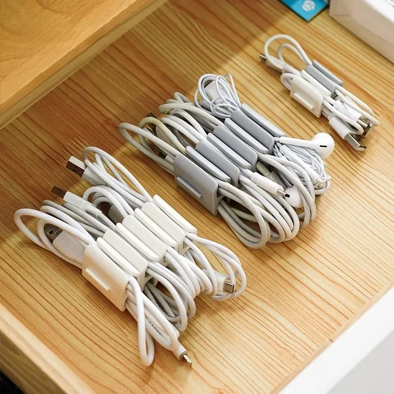 Spring Roll Wrapper - 2PCS Simple Headphone Cable Organizer Data