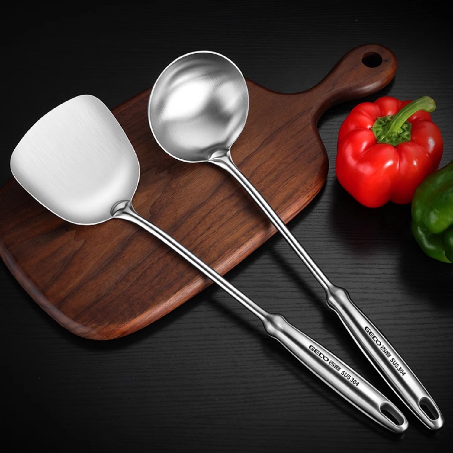 Okonomiyaki Spatula - LFGB Certificated 304 Stainless Steel Spatula