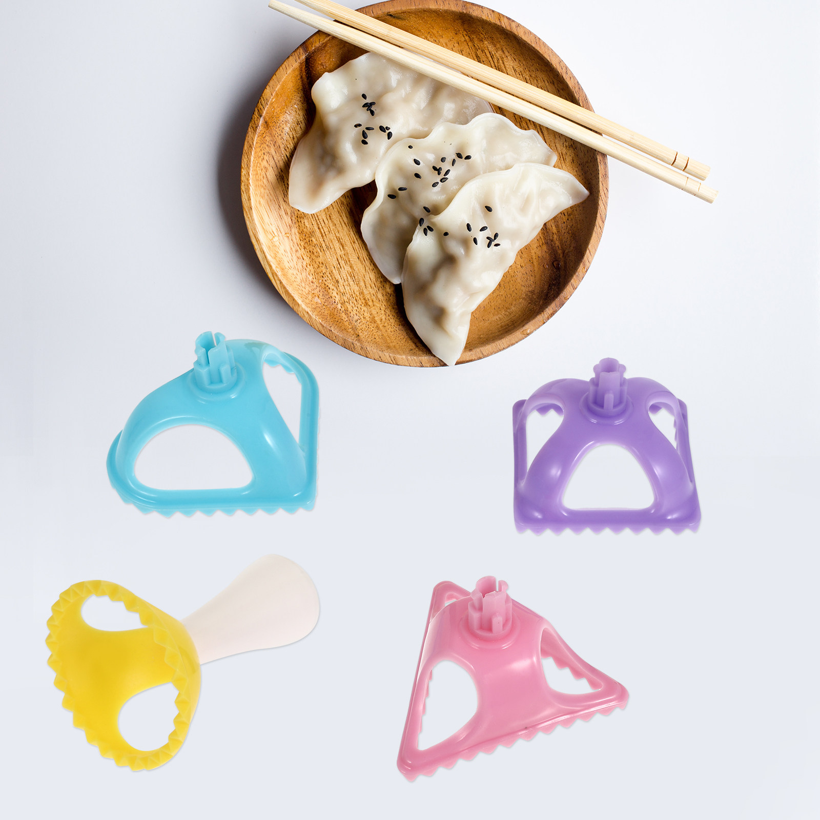 4Pcs Dumpling Turnover Mold Se - Dumpling Press Set のレビューと価格