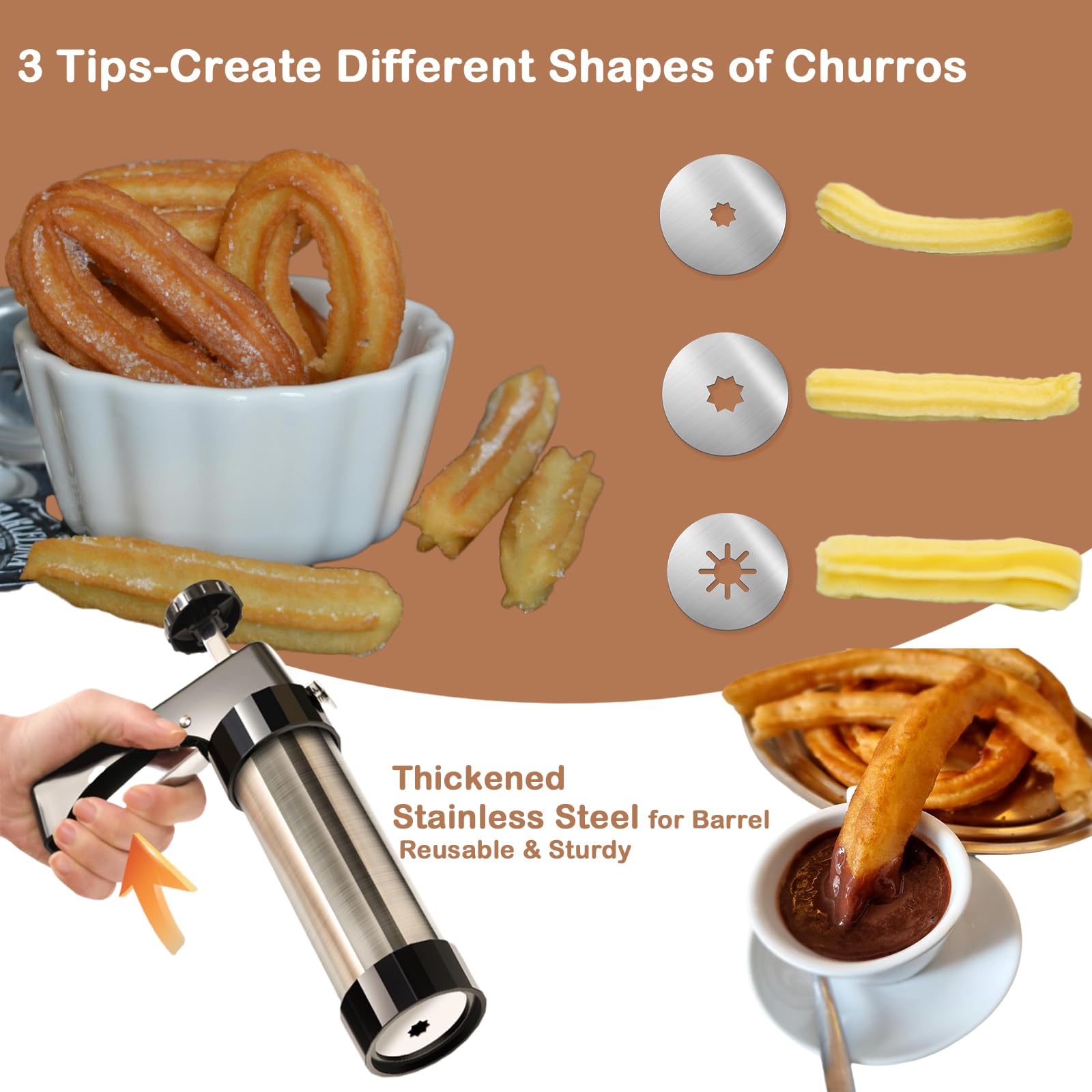 Traditional Churro Maker Machi - Churros Maker Gun のレビューと価格
