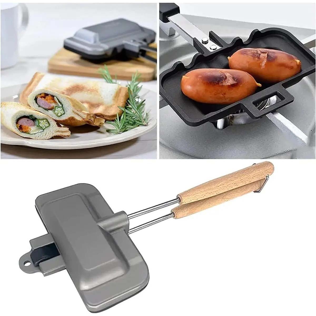 Breakfast Sandwich Maker, 4w1h - Hot Dog Press のレビューと価格