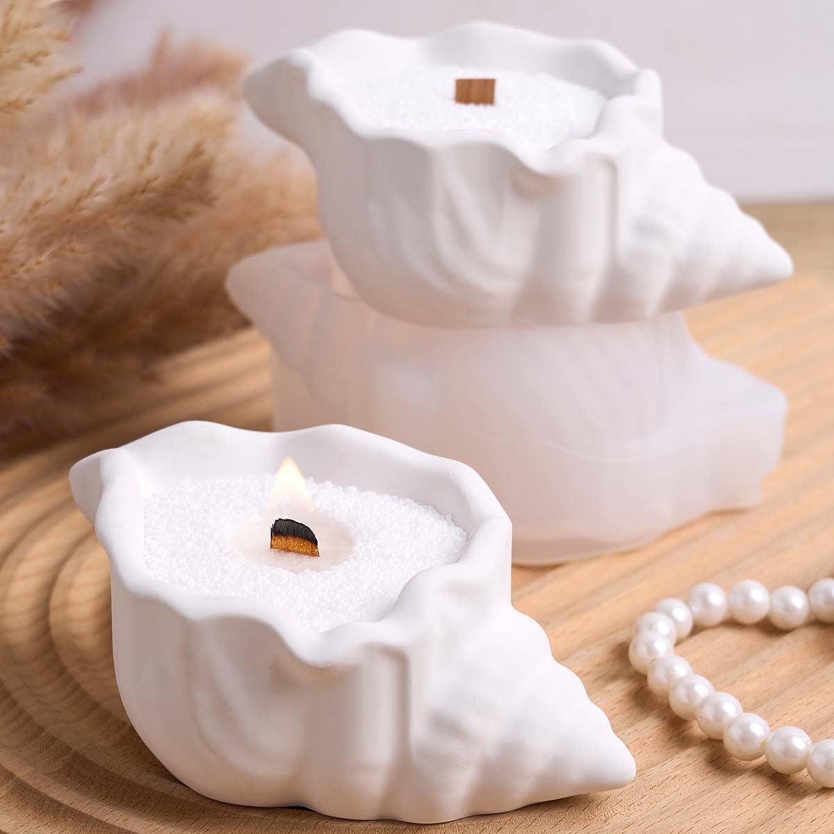 Conch Candle Jar Silicone Mold - Potsticker Mold のレビューと価格