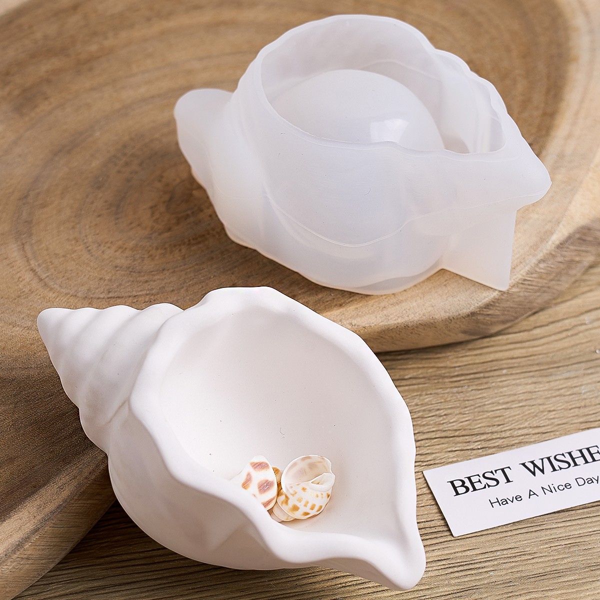 Conch Candle Jar Silicone Mold - Potsticker Mold のレビューと価格