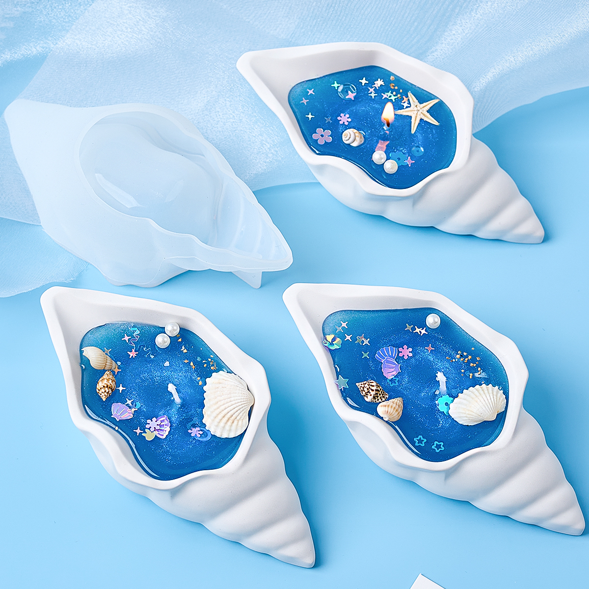 Conch Candle Jar Silicone Mold - Potsticker Mold のレビューと価格