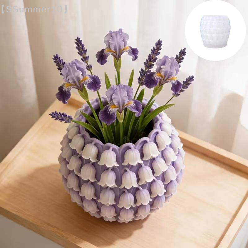 【SSummer10】3D Lily Valley Flow - Potsticker Mold のレビューと価格
