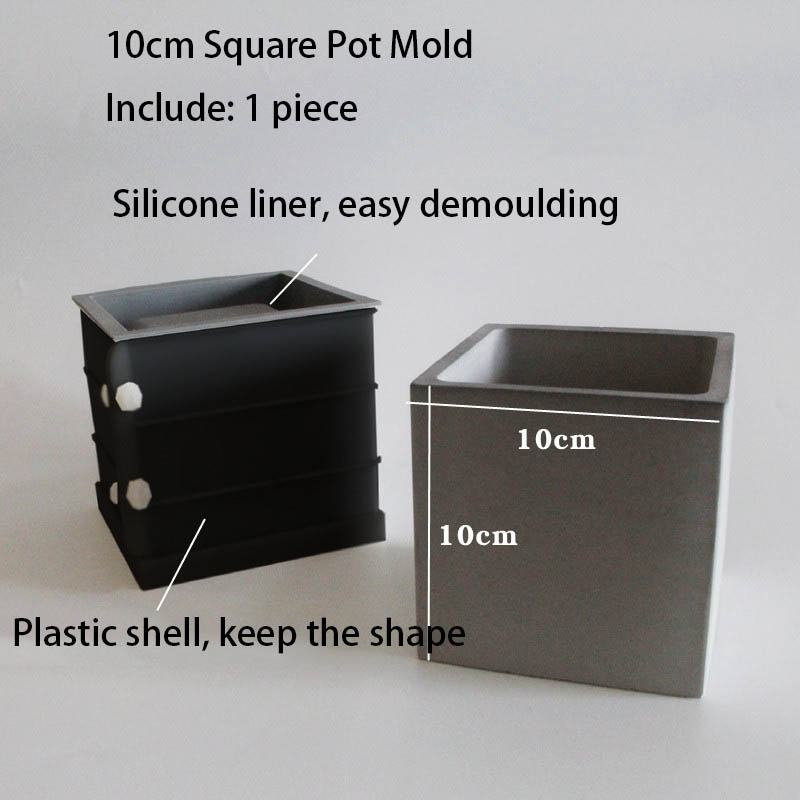 Large Square Flowerpot Silicon - Potsticker Mold のレビューと価格