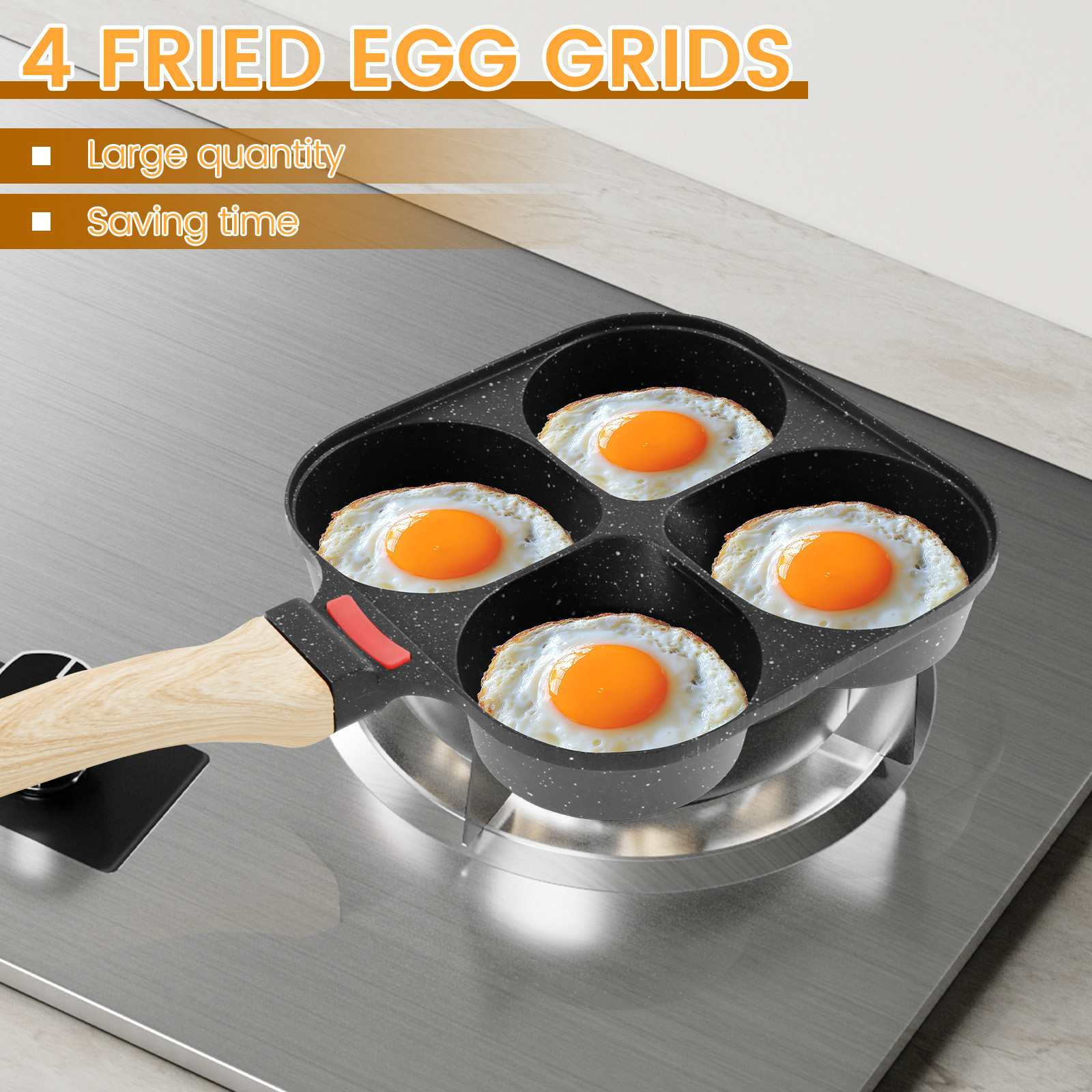 Egg Frying Pan Nonstick Pancak - Mini Pancake Griddle のレビューと価格