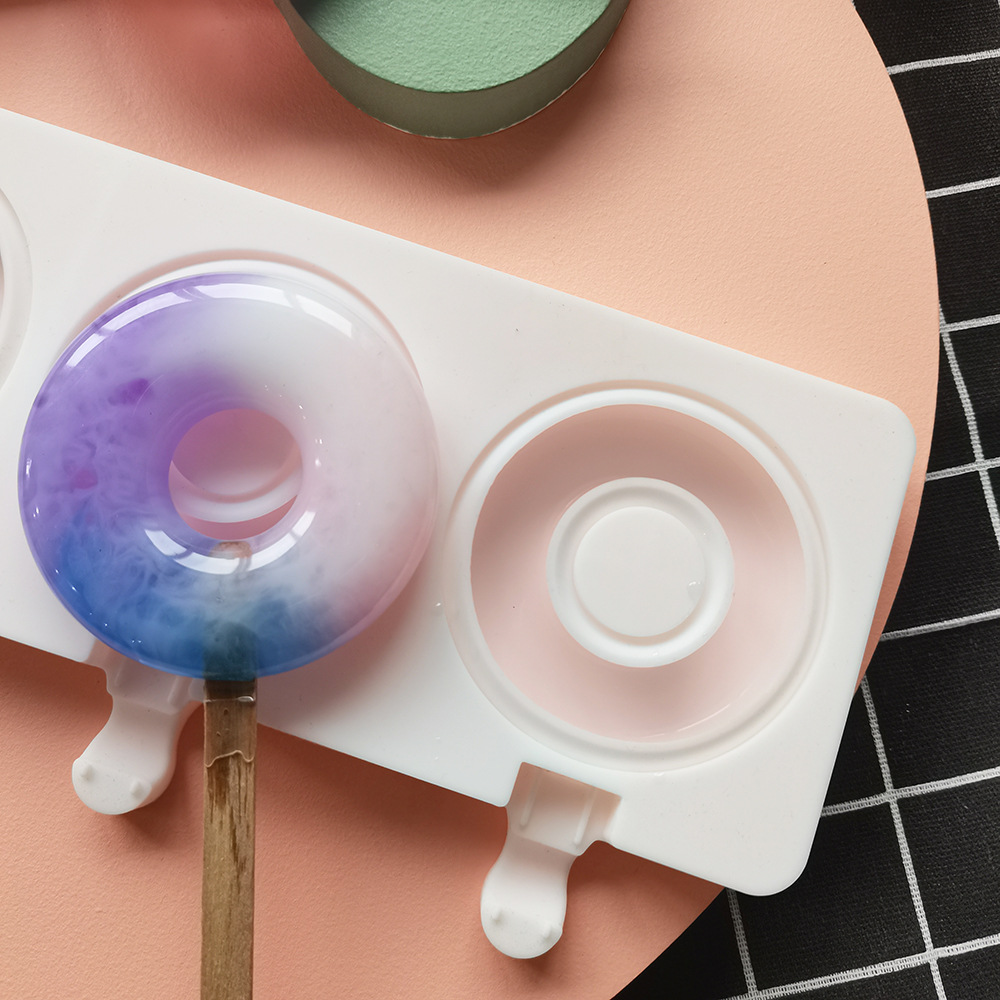 Large Donut 4 Cavity Ice Cream - Donut Mold Silicone のレビューと価格