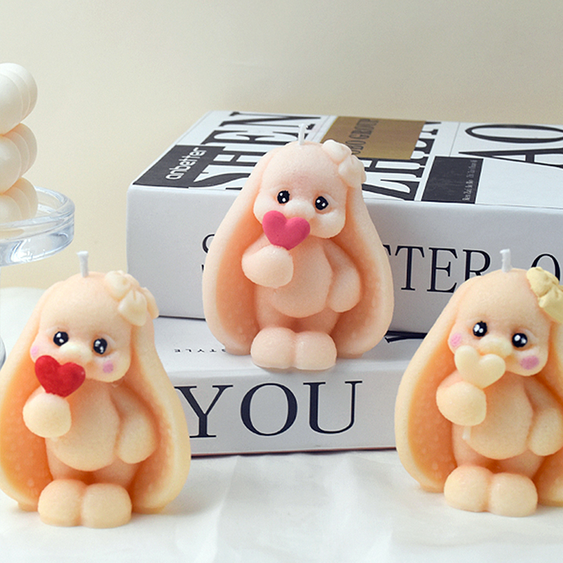 3D Long-eared Rabbit Silicone  - Bunny Cake Mold のレビューと価格