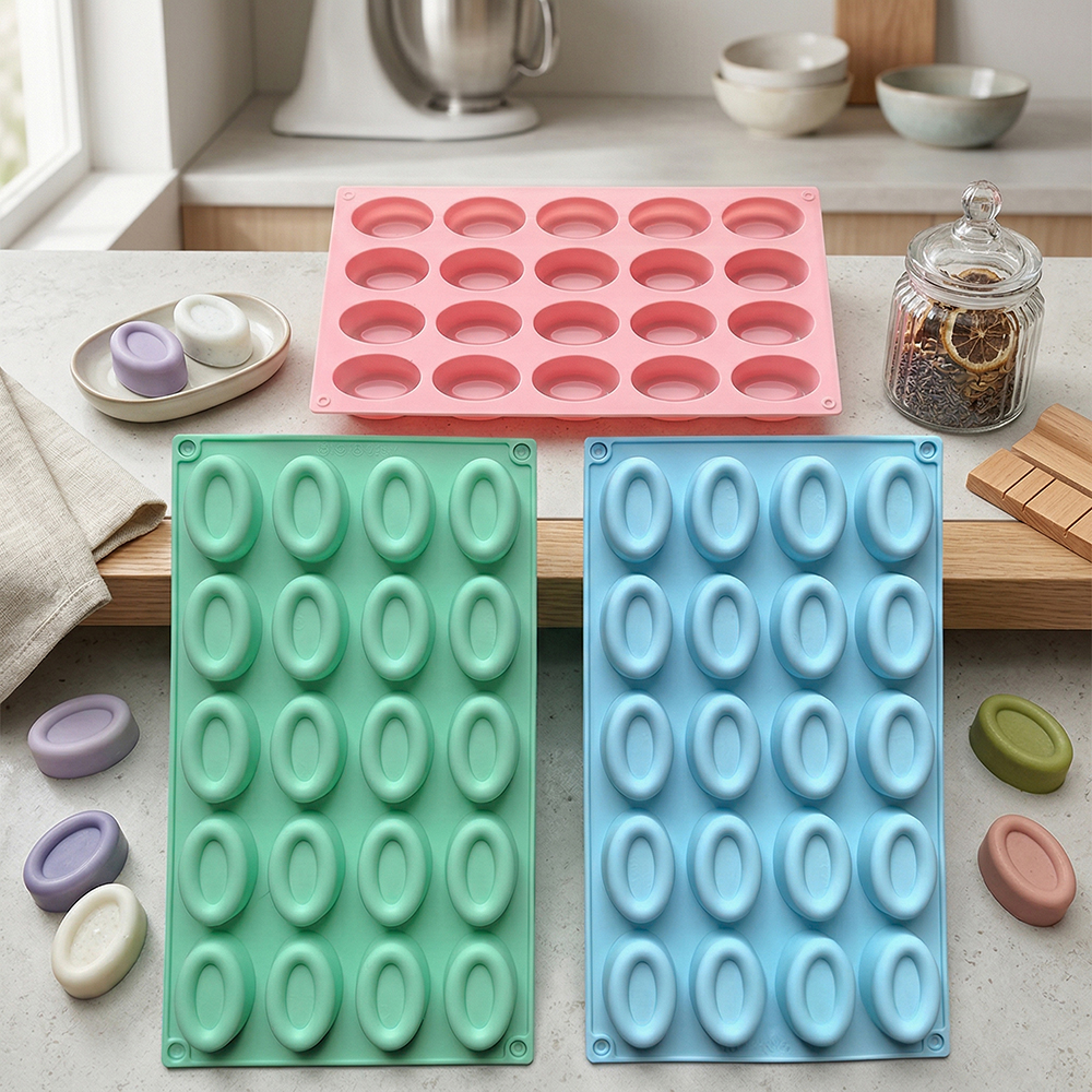 20 cavity oval donut silicone  - Donut Mold Silicone のレビューと価格