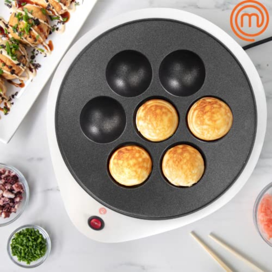 MasterChef Electric Ebelskiver - Takoyaki Grill Plate のレビューと価格