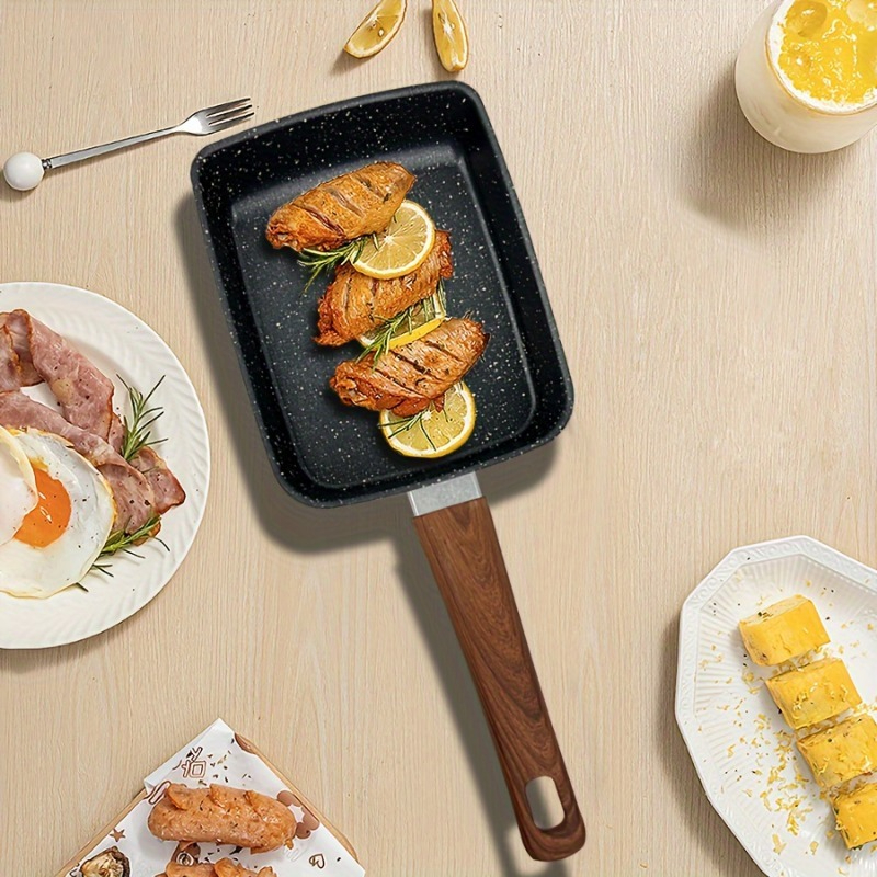 1PCS Egg Fry Pan Square Cast I - Cast Iron Corn のレビューと価格