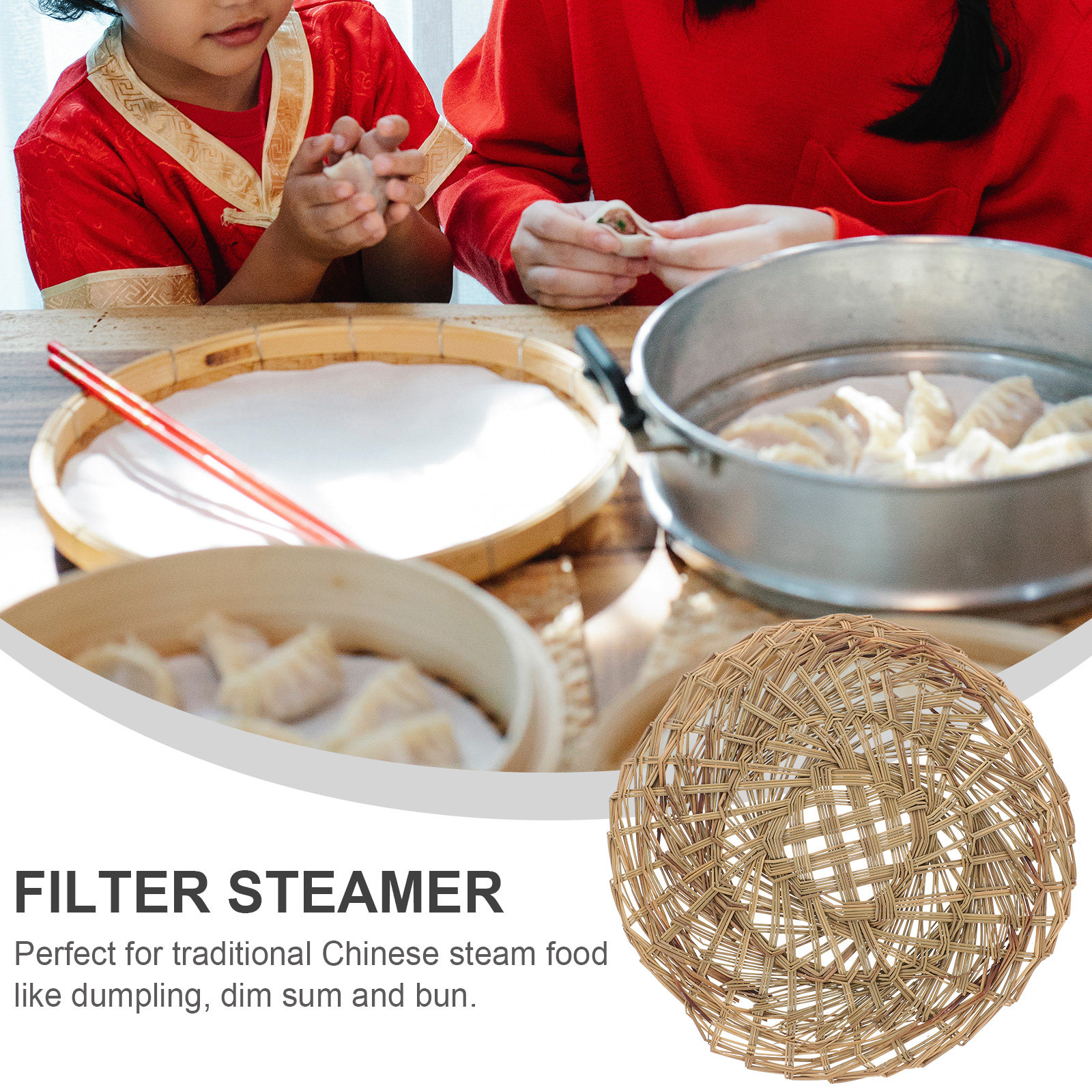 6Pcs Reusable Steamer Pads Rou - Dim Sum Basket のレビューと価格