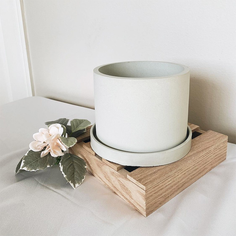 Large Round Flower Pot Cement  - Potsticker Mold のレビューと価格