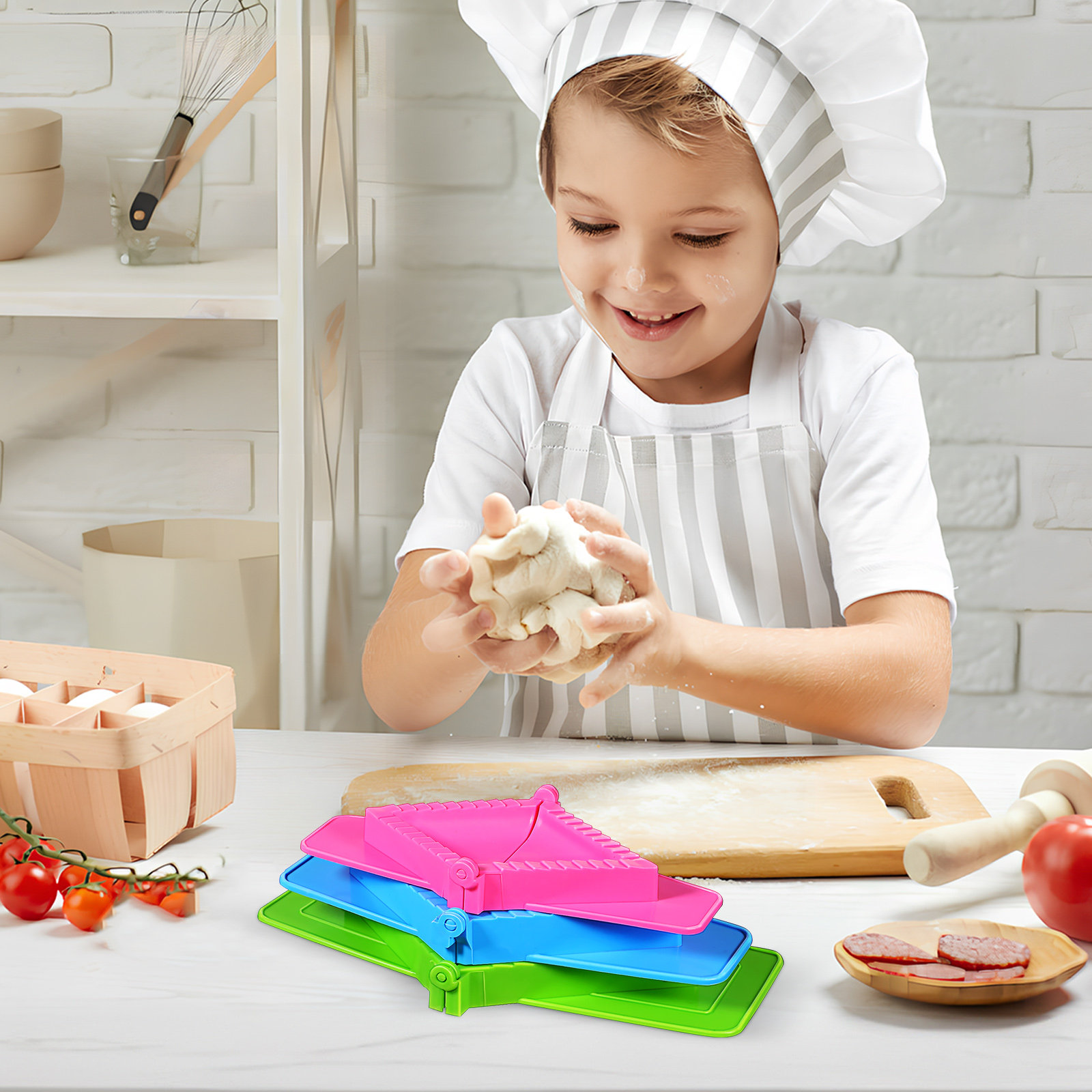 3Pcs Dumpling Mold Plastic Set - Dumpling Press Set のレビューと価格