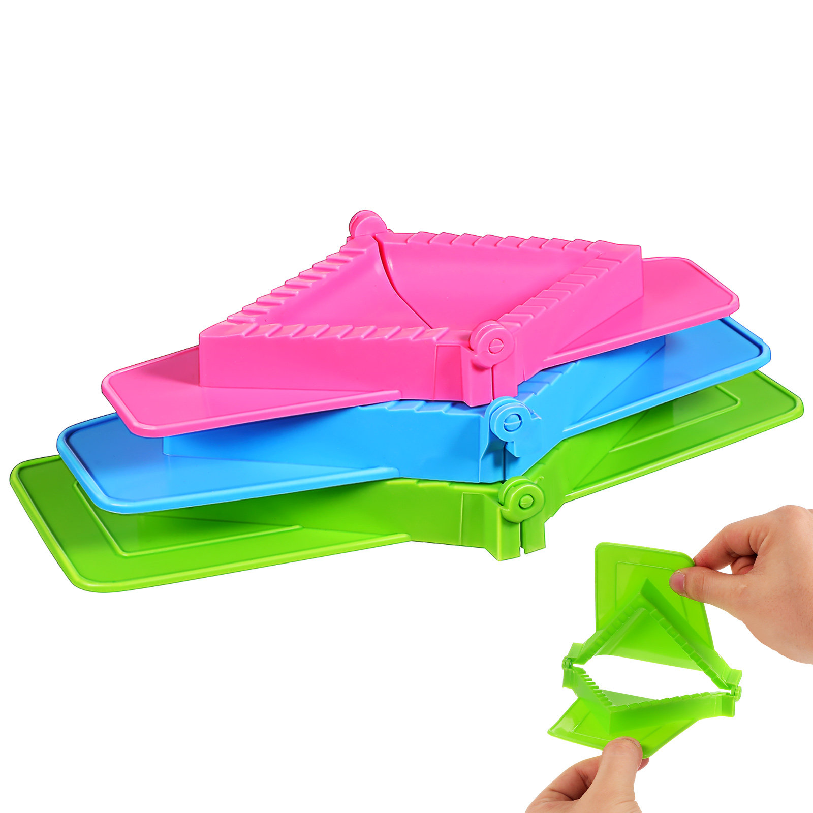 3Pcs Dumpling Mold Plastic Set - Dumpling Press Set のレビューと価格