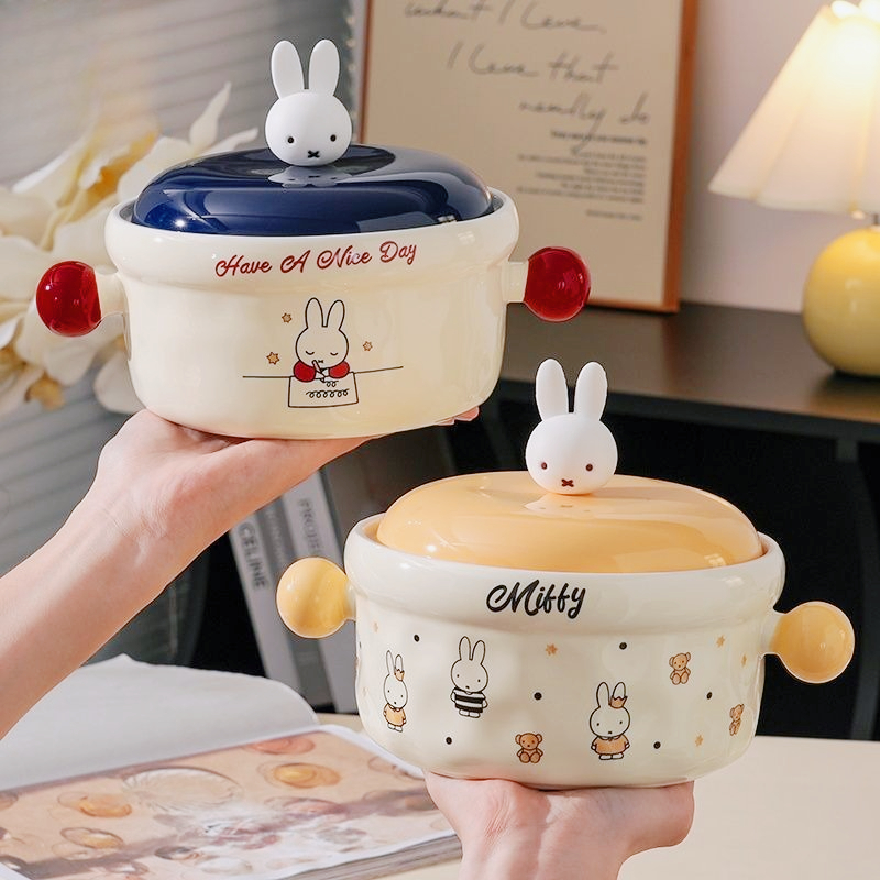 Miffy Cute Cartoon Ceramic Noo - Dim Sum Basket のレビューと価格