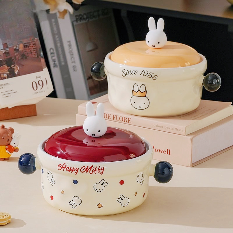 Miffy Cute Cartoon Ceramic Noo - Dim Sum Basket のレビューと価格