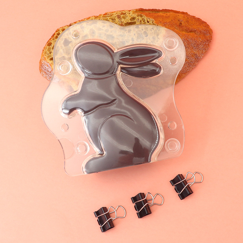 New 3D Rabbit shaped Chocolate - Bunny Cake Mold のレビューと価格