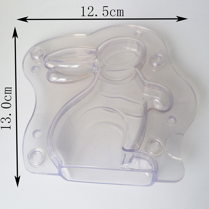 New 3D Rabbit shaped Chocolate - Bunny Cake Mold のレビューと価格