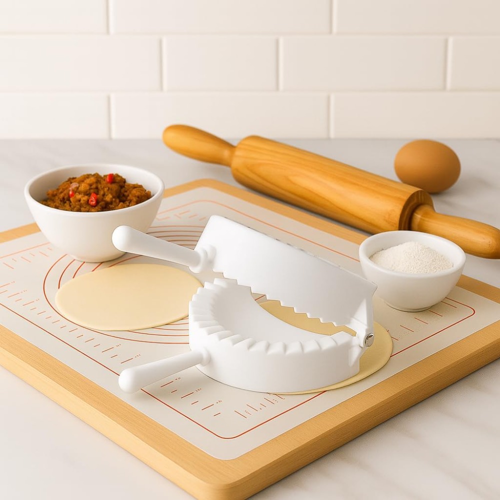 Extra Large 6 Inch Empanada Ma - Momo Mold Press のレビューと価格