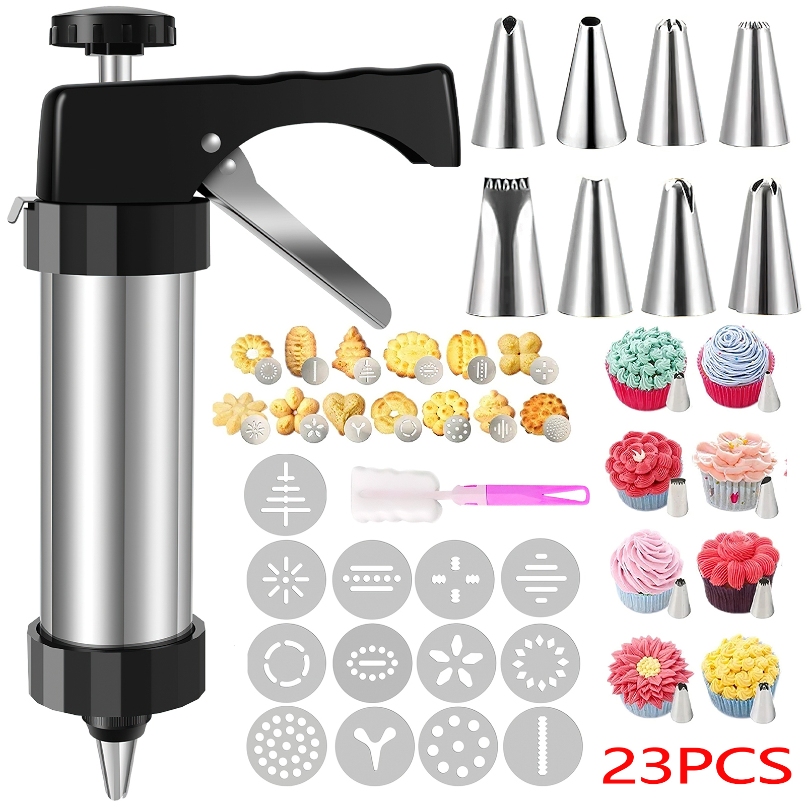 Christmas Cookie Press Gun and - Churros Maker Gun のレビューと価格