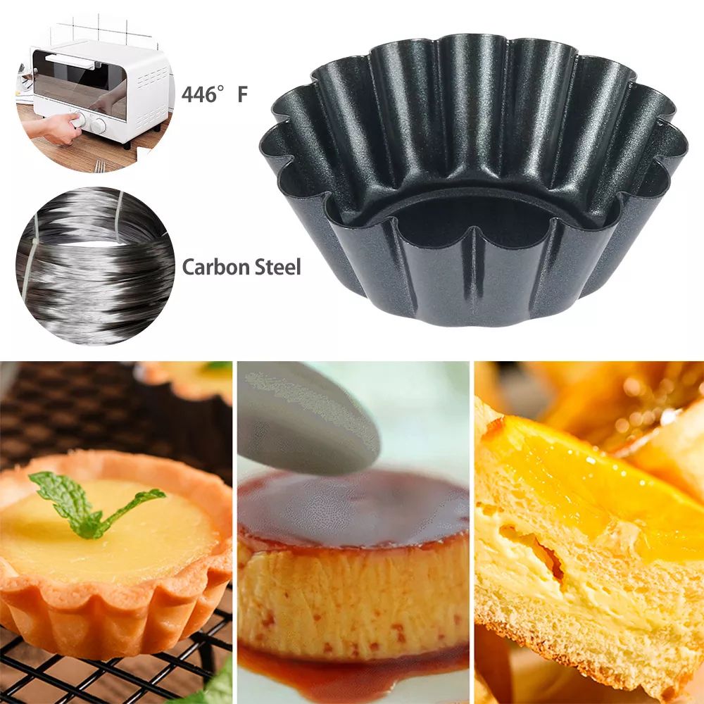 4PCS Mini Round Nonstick Tart  - Egg Waffle Pan のレビューと価格