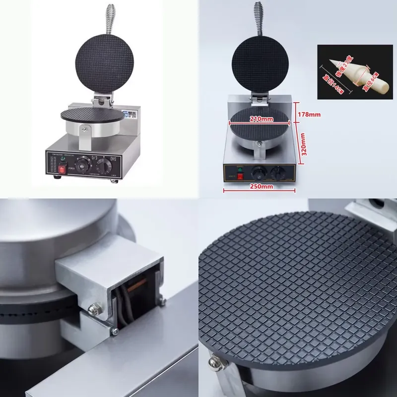 TEBAK Factory Snack Machines E - Waffle Cone Maker のレビューと価格