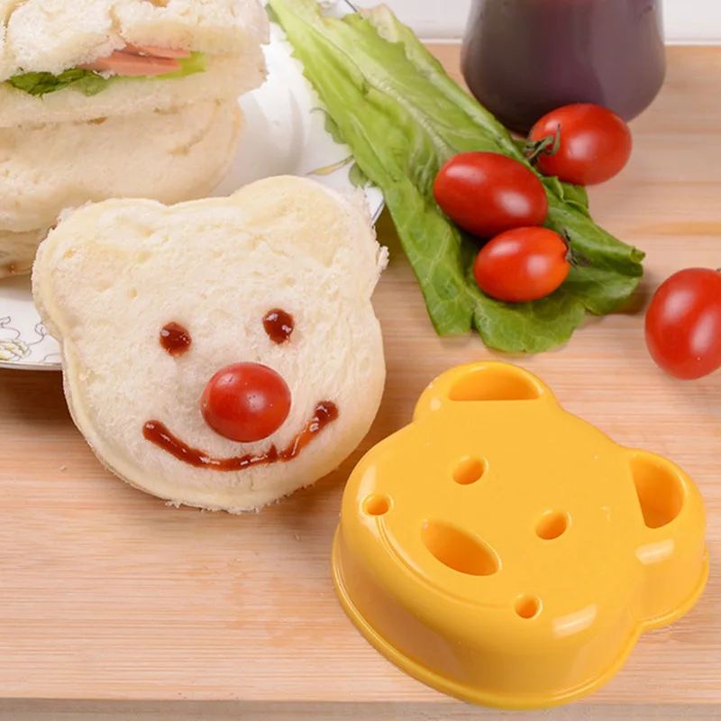 2pcs Sandwich Mould Bear Cat R - Bunny Cake Mold のレビューと価格