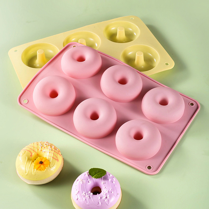 6 Donut Cake Silicone Molds Ki - Donut Mold Silicone のレビューと価格