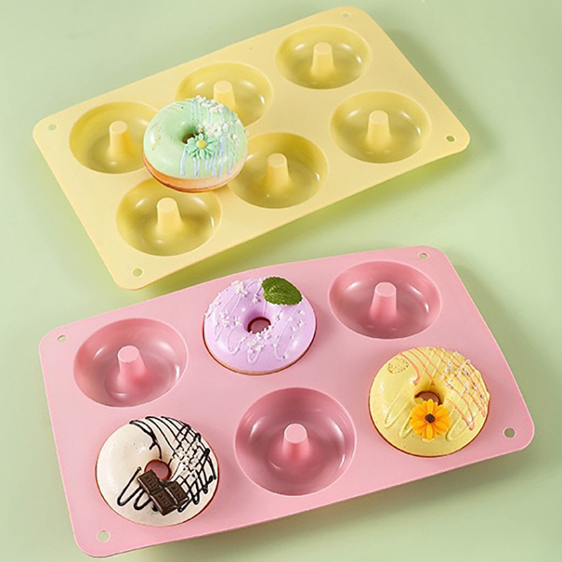 6 Donut Cake Silicone Molds Ki - Donut Mold Silicone のレビューと価格