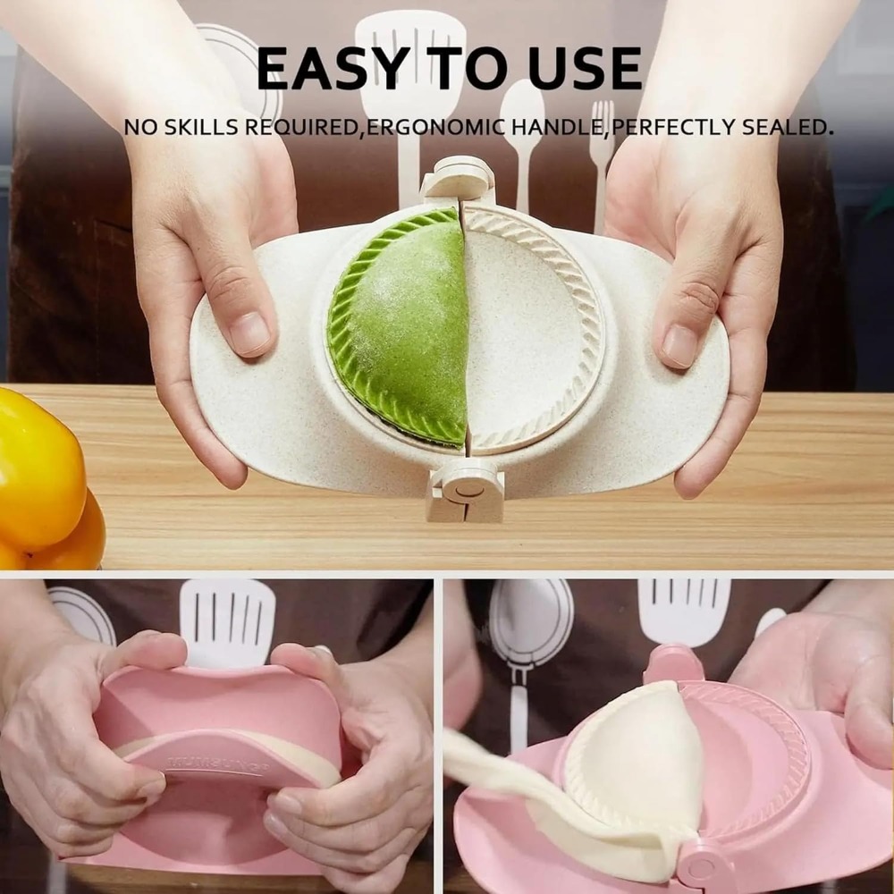 Dumpling Maker Set with Dough  - Dumpling Press Set のレビューと価格