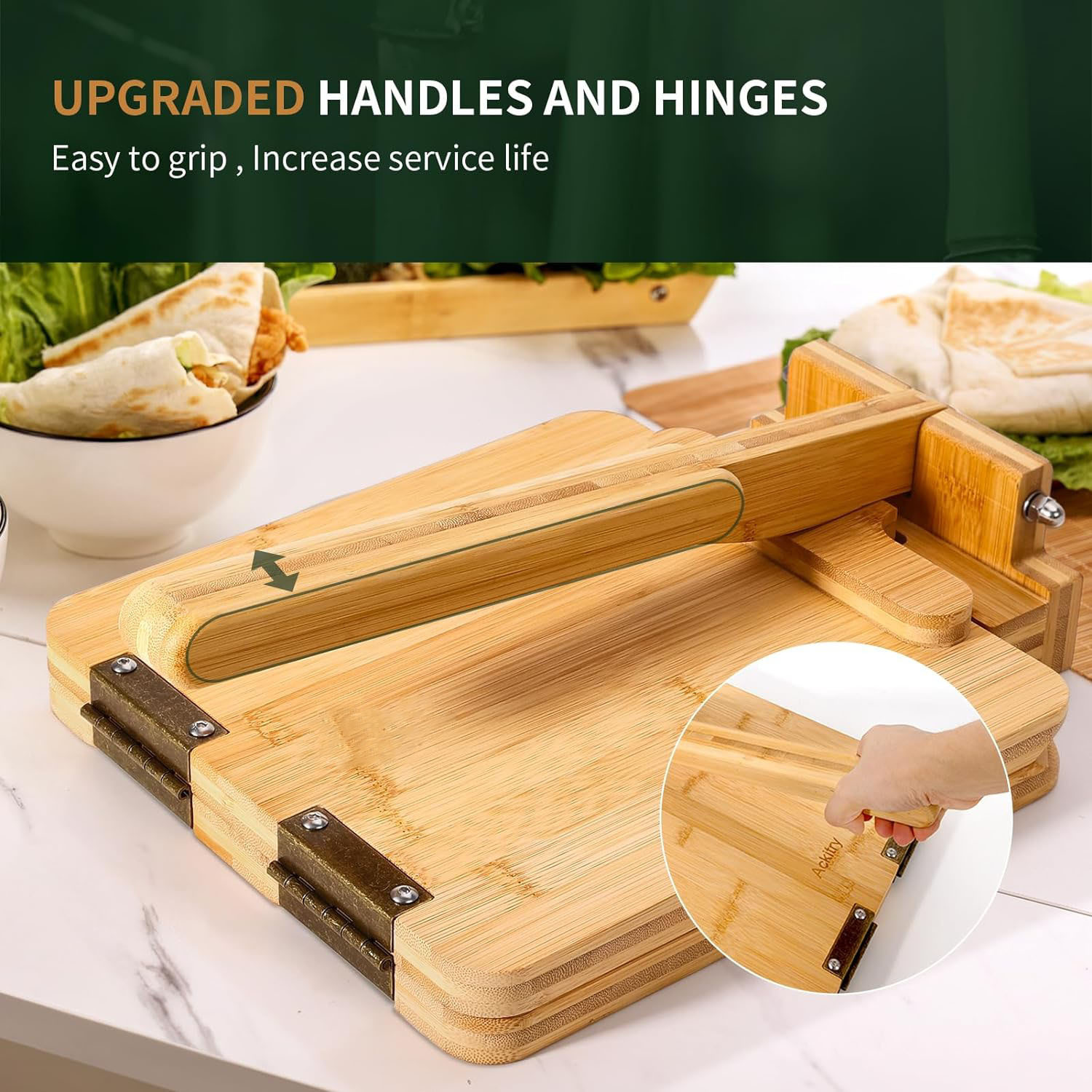 Hot-selling bamboo and wood to - Dumpling Press Set のレビューと価格