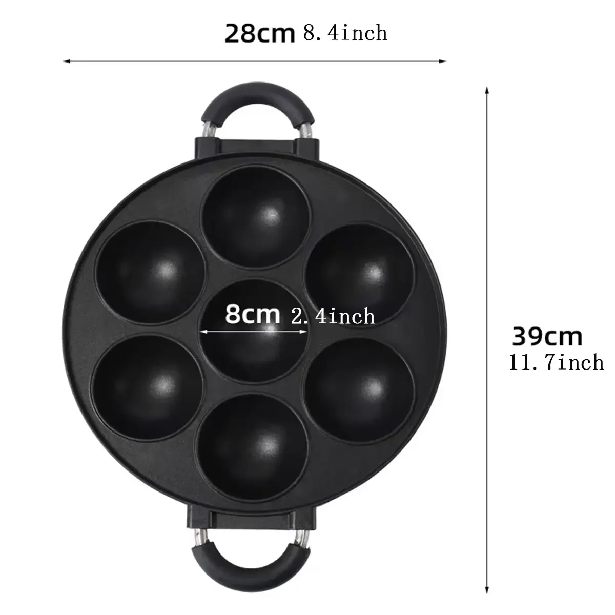 7 Hole Cake Cooking Pan Cast I - Cast Iron Corn のレビューと価格