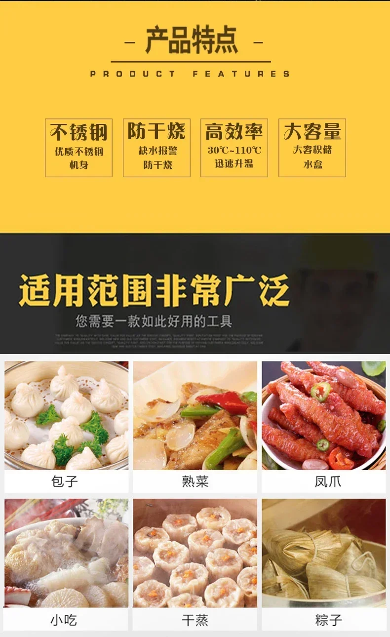 Dim Sum, and More DS 220V High - Dim Sum Basket のレビューと価格