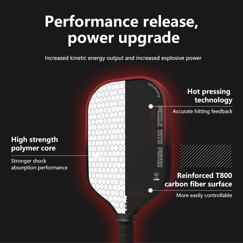 T800 Carbon Fiber Pickleball P - Crepe Pan Carbon のレビューと価格