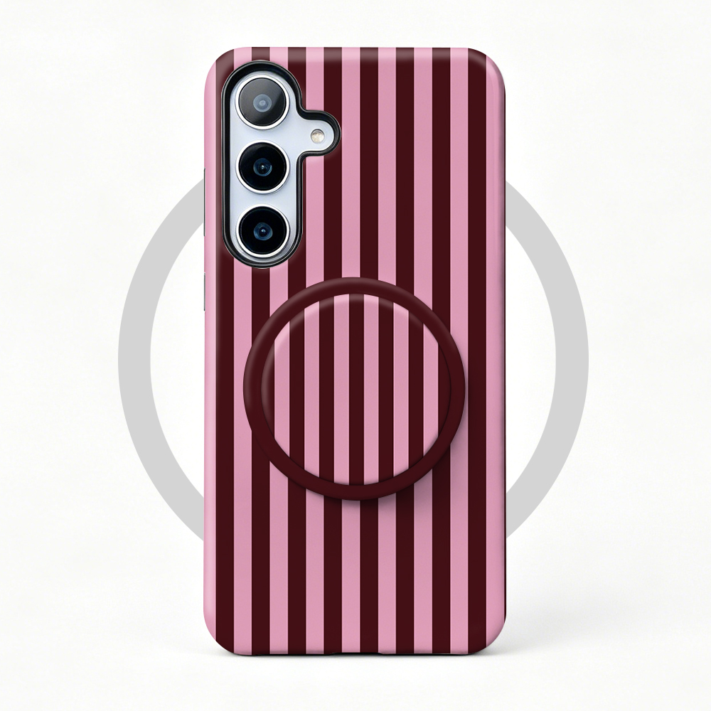 Stripe Magnetic Case For Samsu - Taco Stand Holder のレビューと価格
