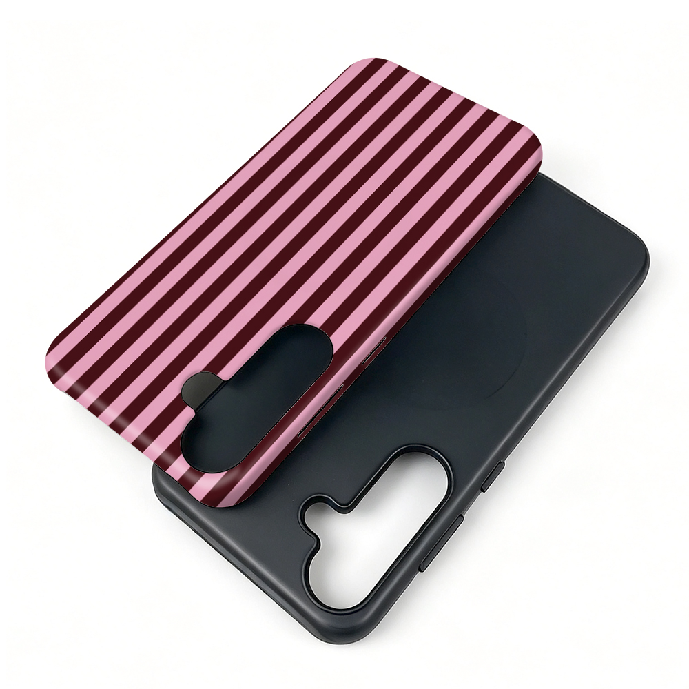 Stripe Magnetic Case For Samsu - Taco Stand Holder のレビューと価格