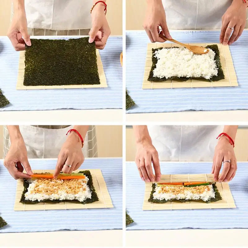 DIY Bamboo Sushi Maker Rolling - Spring Roll Wrapper のレビューと価格