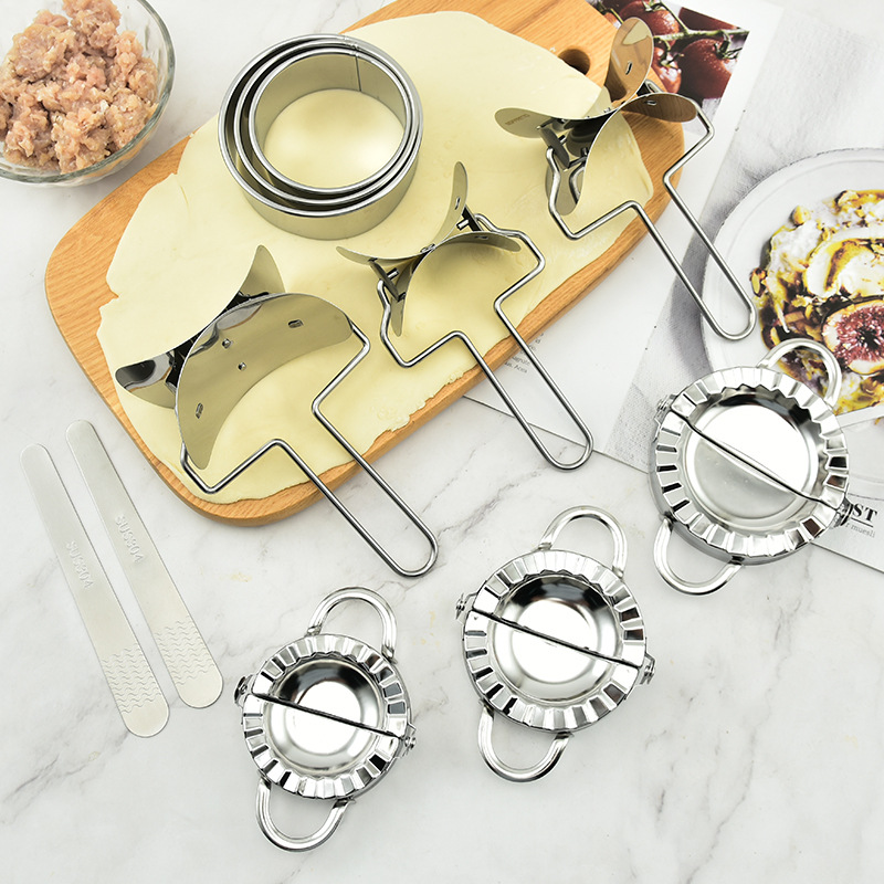 Stainless Steel Dumpling Maker - Dumpling Press Set のレビューと価格