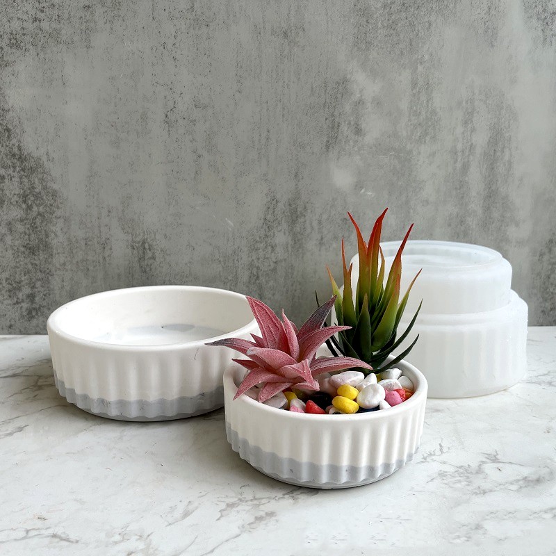 Stripe Flowerpot Silicone Mold - Potsticker Mold のレビューと価格