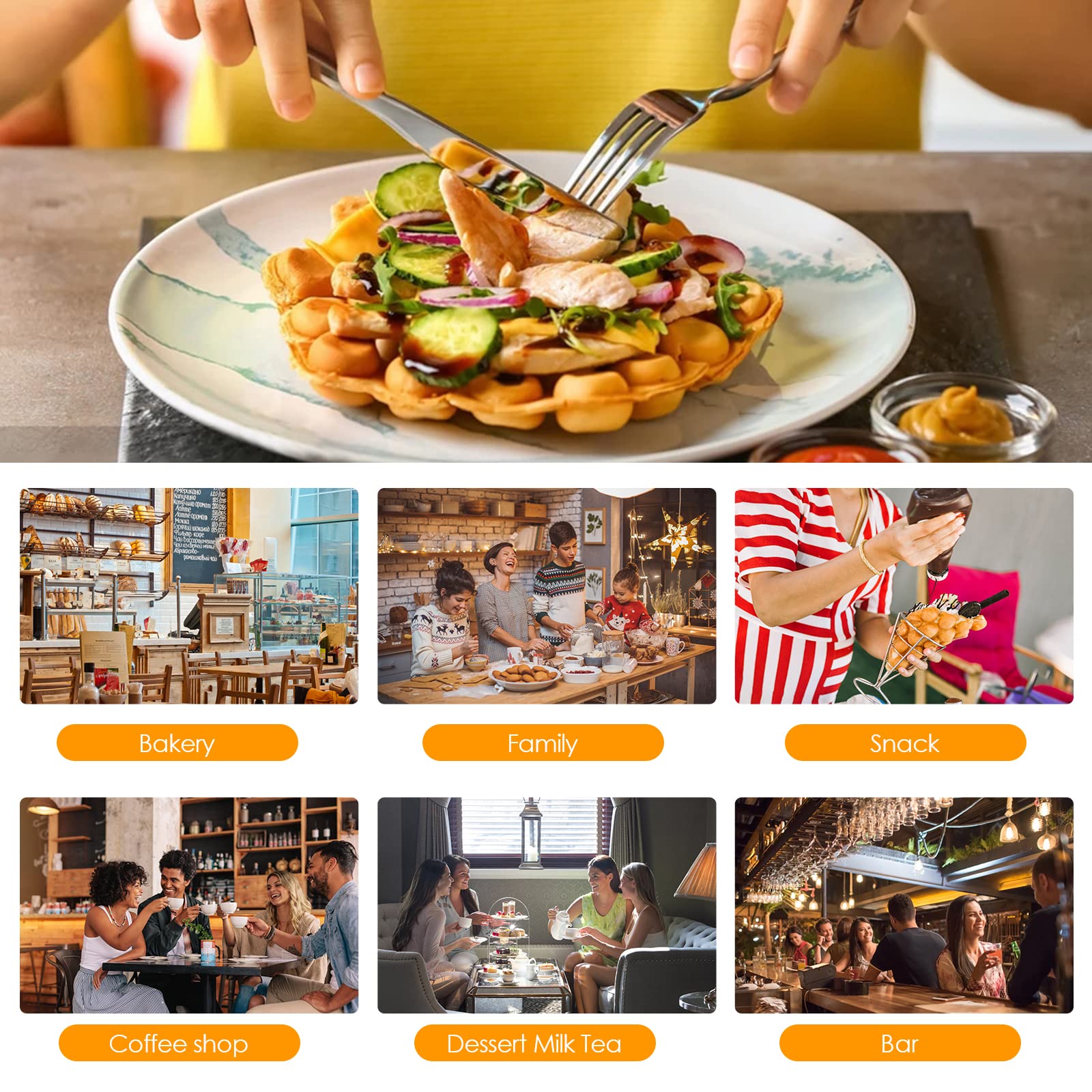 New Household Electric Non-Sti - Waffle Cone Maker のレビューと価格