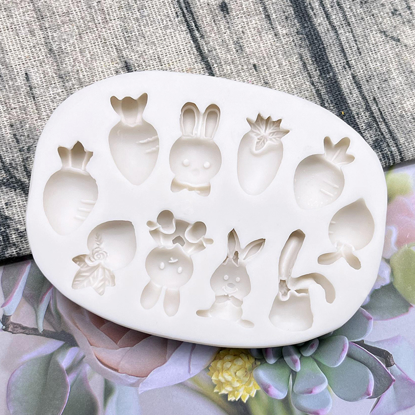 Easter Bunny Rabbit Radish Sil - Bunny Cake Mold のレビューと価格