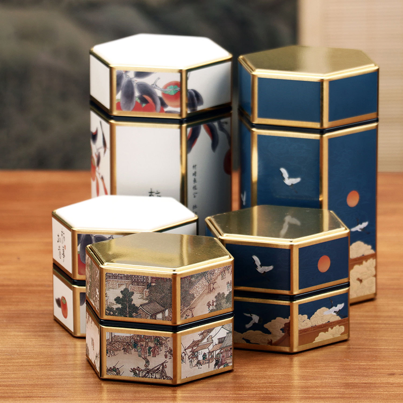 Creative Hexagonal Teapot Tin  - Cast Iron Corn のレビューと価格