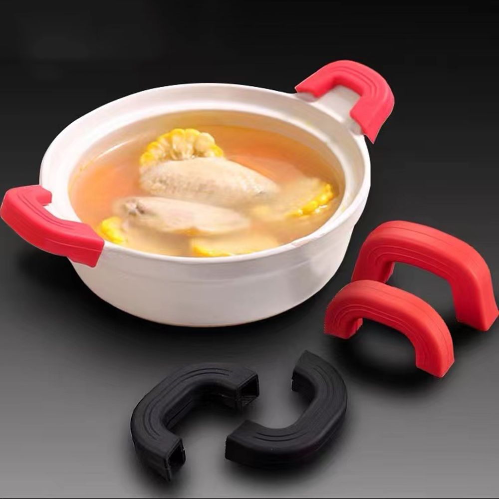 2PCS Silicone Anti-Scald Pot H - Cast Iron Corn のレビューと価格