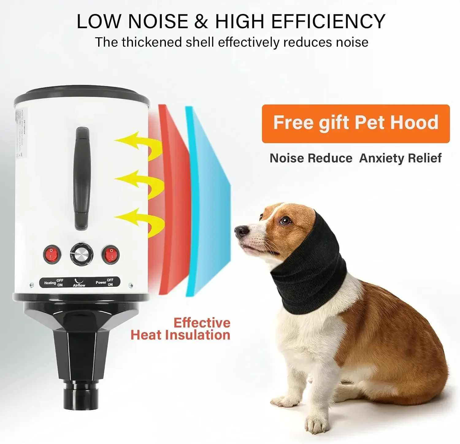 2800W Pet Hair Dryer for Dogs  - Hot Dog Press のレビューと価格