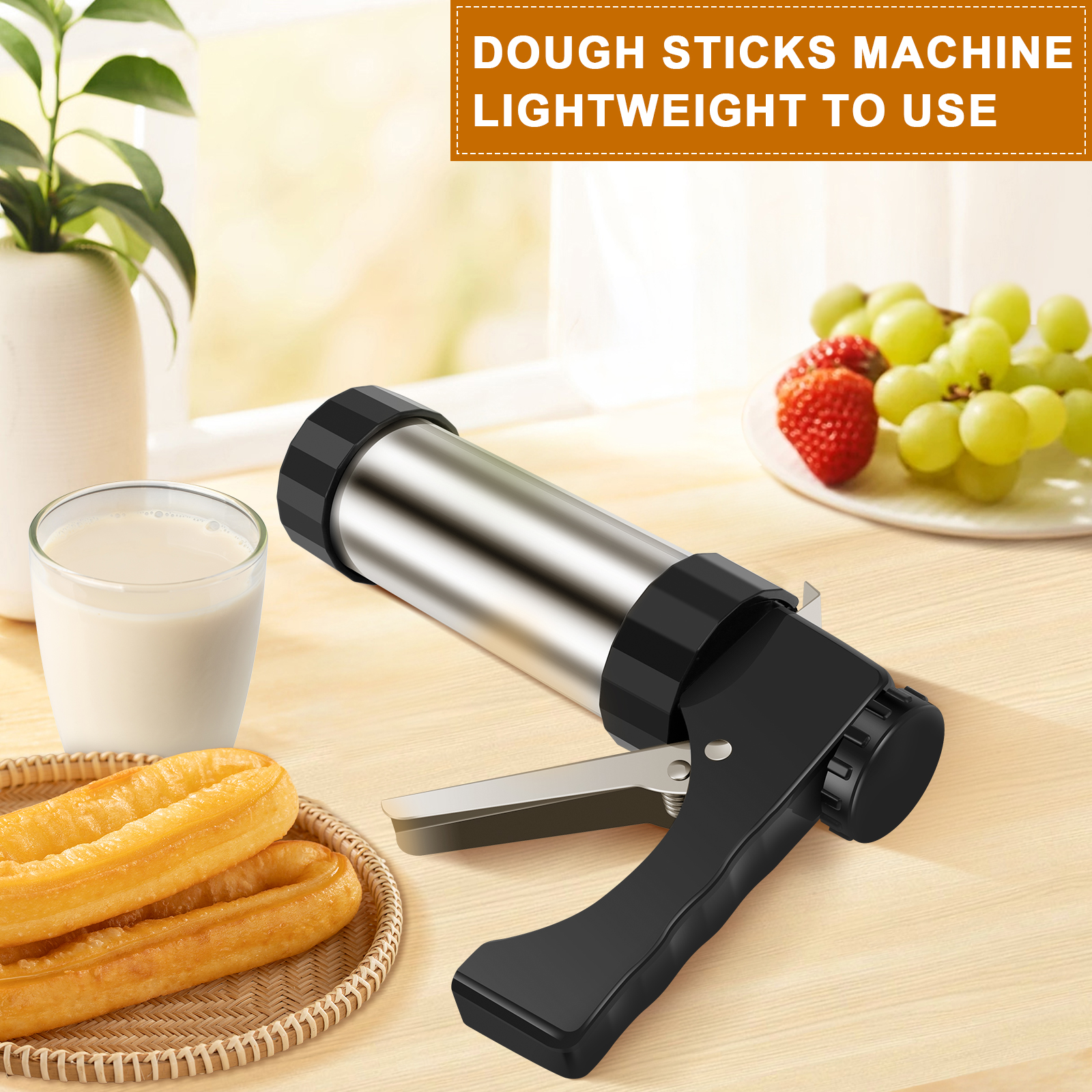 Cookie Press Gun Kit Stainless - Churros Maker Gun のレビューと価格