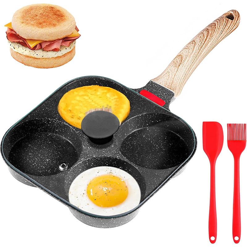 Deepened Egg Frying Pan with L - Mini Pancake Griddle のレビューと価格
