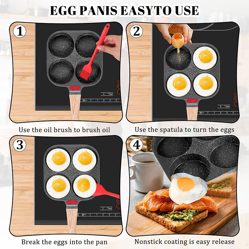 Deepened Egg Frying Pan with L - Mini Pancake Griddle のレビューと価格